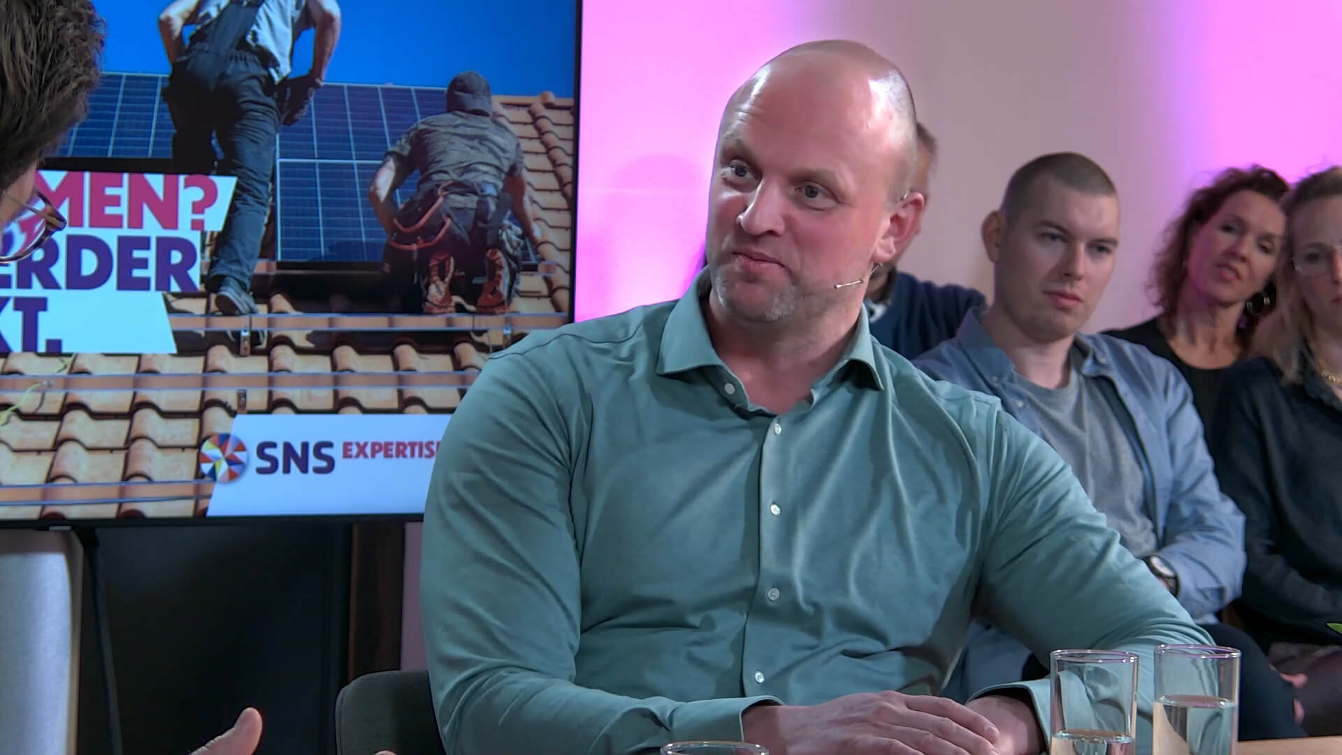 Mannelijke gast SNS talkshow Verduurzamen